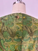 Vintage Green Abstract Top