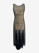 Black Sheer Maxi Dress