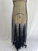 Black Sheer Maxi Dress