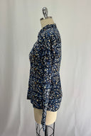 Frame Navy Paisley Dress Shirt
