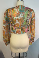 Vintage The Strawberry Plant Patchwork Blouse