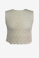 Vintage Cream Lace Top