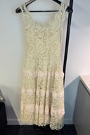 Ceil Chapman Scoop Neck Lace Bridal Dress