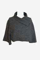 Marni Cropped Wool Cape Jacket