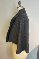 Marni Cropped Wool Cape Jacket