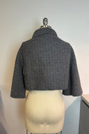Marni Cropped Wool Cape Jacket