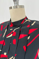 Christian Dior The Suit Shirt And Midi Skirt Set