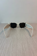 Prada Ivory Geometric Sunglasses