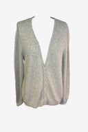 American Vintage Grey V-Neck Cardigan