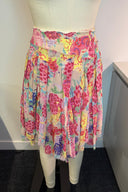 Akira Floral Pleated Skirt