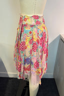 Akira Floral Pleated Skirt