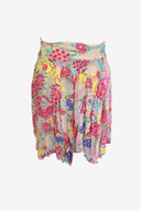 Akira Floral Pleated Skirt