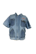 Lee Union Made Denim Workwear Short Sleeve Zip Up