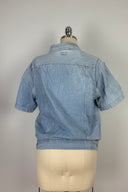 Lee Union Made Denim Workwear Short Sleeve Zip Up