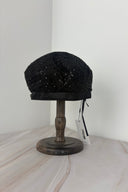 RIOG Black Sequin Beret