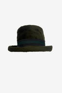 William Beale Green Faux Fur Top Hat