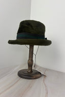 William Beale Green Faux Fur Top Hat