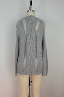 Sass & Bide Distressed Cable Knit Sweater