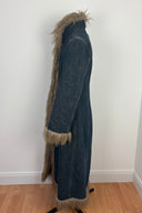 Miss Sixty Fur Trim Denim Coat