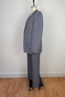 Peace Hong Kong Houndstooth check 2 piece vintage suit