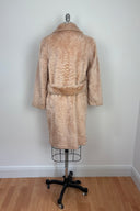 'Passport' Faux Shag Fur Coat