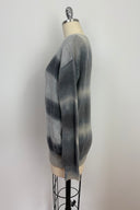 Raquel Allegra Distrssed Grey 100% Cashmere Cardigan