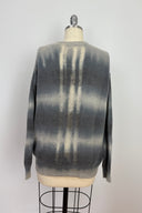 Raquel Allegra Distrssed Grey 100% Cashmere Cardigan