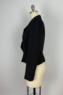 Pink Ruby Black Cropped Blazer