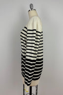 Scotch & Soda Black & White Striped Sweater