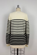 Scotch & Soda Black & White Striped Sweater