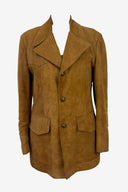Silton California Tobacco Caramel Suede with dagger collar