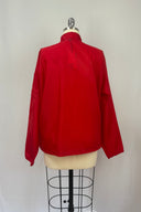 Golfast 1970s Red 'Miller High Life' patch team jacket