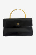 Givenchy Medusa Gold Handle Leather Evening Bag