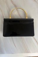 Givenchy Medusa Gold Handle Leather Evening Bag