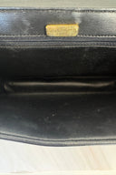 Givenchy Medusa Gold Handle Leather Evening Bag