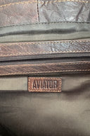 Aviator Leather Messenger Bag