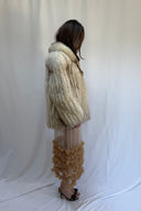 Vintage Norwegian Blue Fox Short Coat