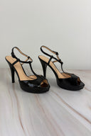 Guess Black Strap Heels
