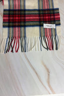 Matti Totti Cream Royal Stewart !00% Cashmere Scarf