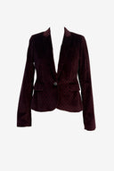 Jack Wills Mulburberry tones Velvet print Blazer