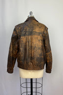 Arizona Flying Club Distressed leather flying bomber