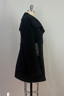 Mackaze Wool & Leather Coat