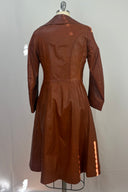 Brown Leather Coat