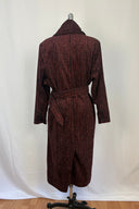 Belted Wool Houndstooth Coat