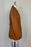 Miracle Vintage Brown Leather Jacket