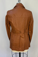 Miracle Vintage Brown Leather Jacket