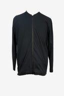 軍燚 Minimalist Navy Zip Up Jacket