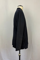 軍燚 Minimalist Navy Zip Up Jacket