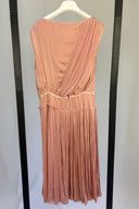 Nina Ricci Pink Draped silk dress