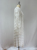 Night Moods by Samantha California White fringed party dress